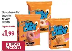 Futura Supermercati Ciambelle/muffin/brownies MR.DAY assortiti offerta