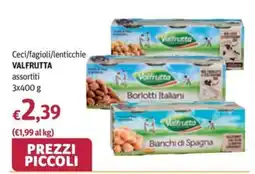 Futura Supermercati Ceci/fagioli/lenticchie Valfrutta assortiti offerta