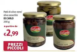 Futura Supermercati Patè di olive nere Di Carlo offerta