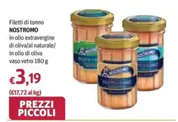 Futura Supermercati Filetti di tonno Nostromo offerta