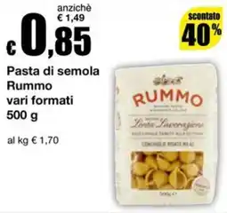 Sì con te Superstore Pasta di semola Rummo offerta