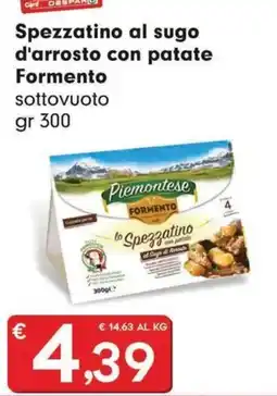 DeSpar Express Spezzatino al sugo d'arrosto con patate Formento offerta