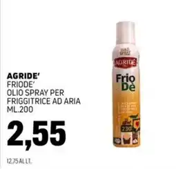Emporio Amato Agride' Friode' olio spray per friggitrice ad aria offerta