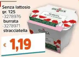 Stop&Shop Gioiella burrata senza lattosio offerta