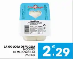 IperSisa La golosa di Puglia Nodino di mozzarella offerta