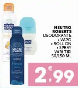 IperSisa Neutro Roberts deodorante offerta