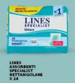 IperSisa Lines assorbenti specialist rettangolare offerta