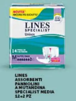IperSisa Lines Specialist pannolini a mutandina offerta