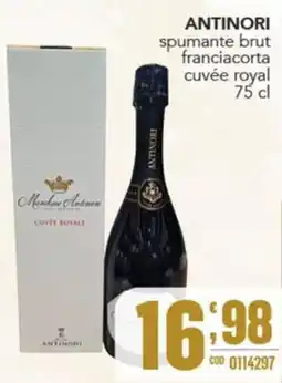 Gruppo di Palo Antinori spumante brut franciacorta cuvée royal offerta