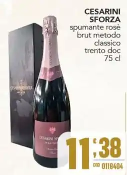 Gruppo di Palo Cesarini Sforza spumante rosè brut metodo classico offerta