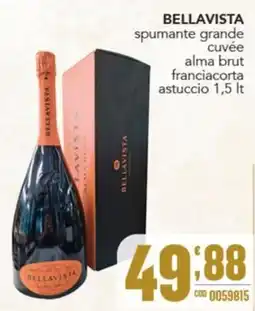 Gruppo di Palo Bella Vista spumante grande cuvée alma brut offerta