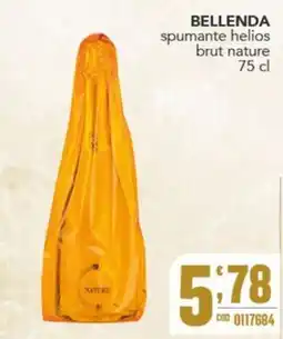 Gruppo di Palo BellenDa spumante helios brut nature offerta