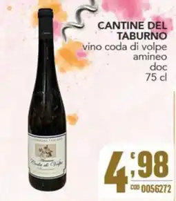 Gruppo di Palo Cantine del Taburno vino coda di volpe amineo offerta