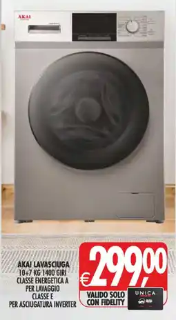 Deco Iperstore Akai lavasciuga offerta
