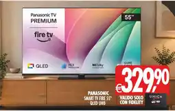 Deco Iperstore Panasonic Smart TV Fire 55" QLED UHD offerta