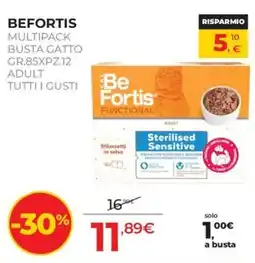 Arcaplanet Be Fortis Functional Sterilised Sensitive offerta