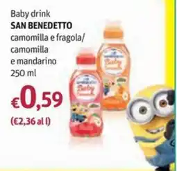 Futura Supermercati Baby drink SAN BENEDETTO camomilla offerta