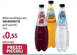 Futura Supermercati Bibite zero/Allegra zero San Benedetto gusti assortiti offerta