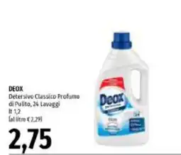 Emi Supermercati Deox Detersivo Classico Profumo di Pulito offerta