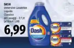 Emi Supermercati Detergente lavatrice liquido classico Dash offerta
