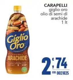 Gruppo di Palo Giglio Oro olio di semi di arachide offerta