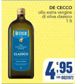 Gruppo di Palo De Cecco olio extra vergine di oliva classico offerta
