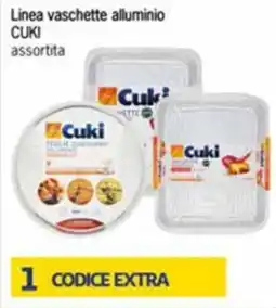 Futura Supermercati Vaschette alluminio Cuki assortita offerta