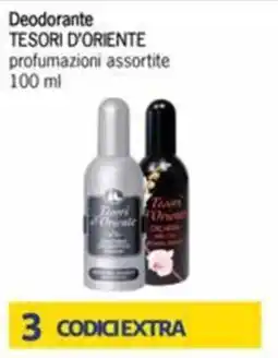 Futura Supermercati Deodorante Tesori d'Oriente offerta