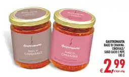 Deco Iperstore Gastronauta Ragù di Cinghiale offerta