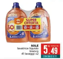 Altasfera Sole lavatrice liquido bianco offerta