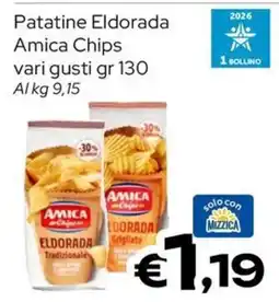 MAX Supermercati Patatine Eldorada Amica Chips offerta