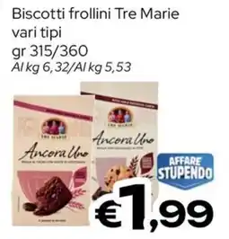 MAX Supermercati Biscotti frollini Tre Marie offerta