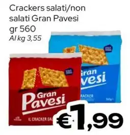 MAX Supermercati Crackers salati/non salati Gran Pavesi offerta