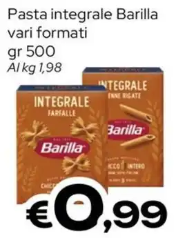 MAX Supermercati Pasta integrale Barilla offerta
