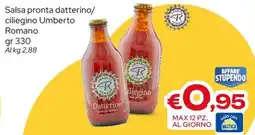 MAX Supermercati Salsa pronta datterino ciliegino Umberto Romano offerta