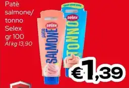 MAX Supermercati Patè salmone Selex offerta