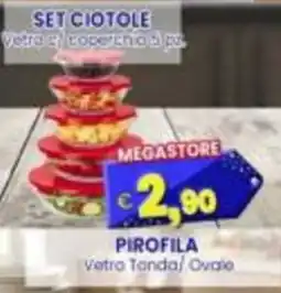 Punto Shopping Megastore Set ciotole vetro offerta