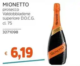 Stop&Shop Mionetto prosecco Valdobbiadene superiore D.O.C.G. offerta