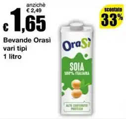 Sì con te Superstore Bevande Orasi offerta