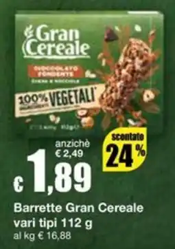 Sì con te Superstore Barrette Gran Cereale offerta