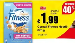 Sì con te Superstore Cereali Fitness Nestlé offerta