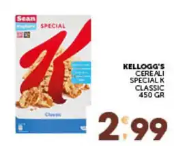 IperSisa Kellogg's cereali special k classic offerta
