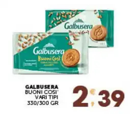 IperSisa Galbusera Buoni Così offerta