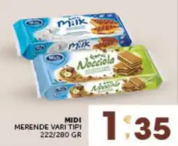 IperSisa Midi merende vari tipi offerta