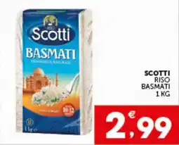 IperSisa Scotti riso basmati offerta