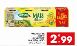 IperSisa Valfrutta mais italiano cotti al vapore offerta