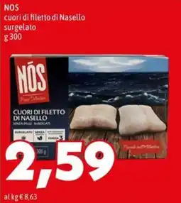 MEGA NOS cuori di filetto di Nasello offerta