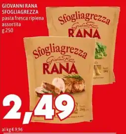 MEGA Sfogliagrezza Rana offerta