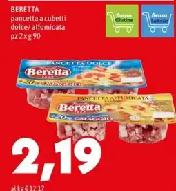 MEGA Pancetta dolce/affumicata Beretta offerta