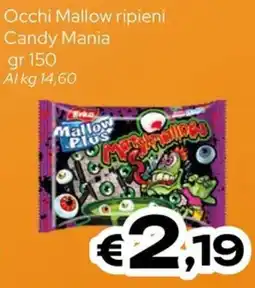 MAX Supermercati Occhi Mallow ripieni Candy Mania offerta